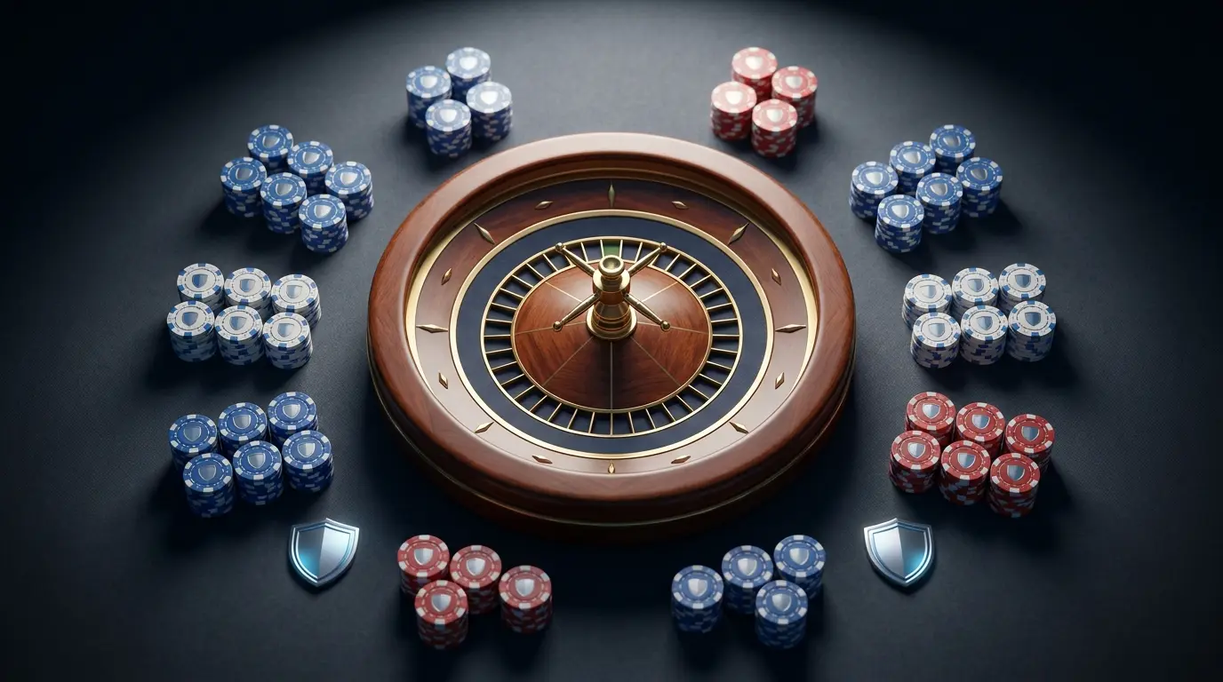 Table de casino française avec protection des données RGPD