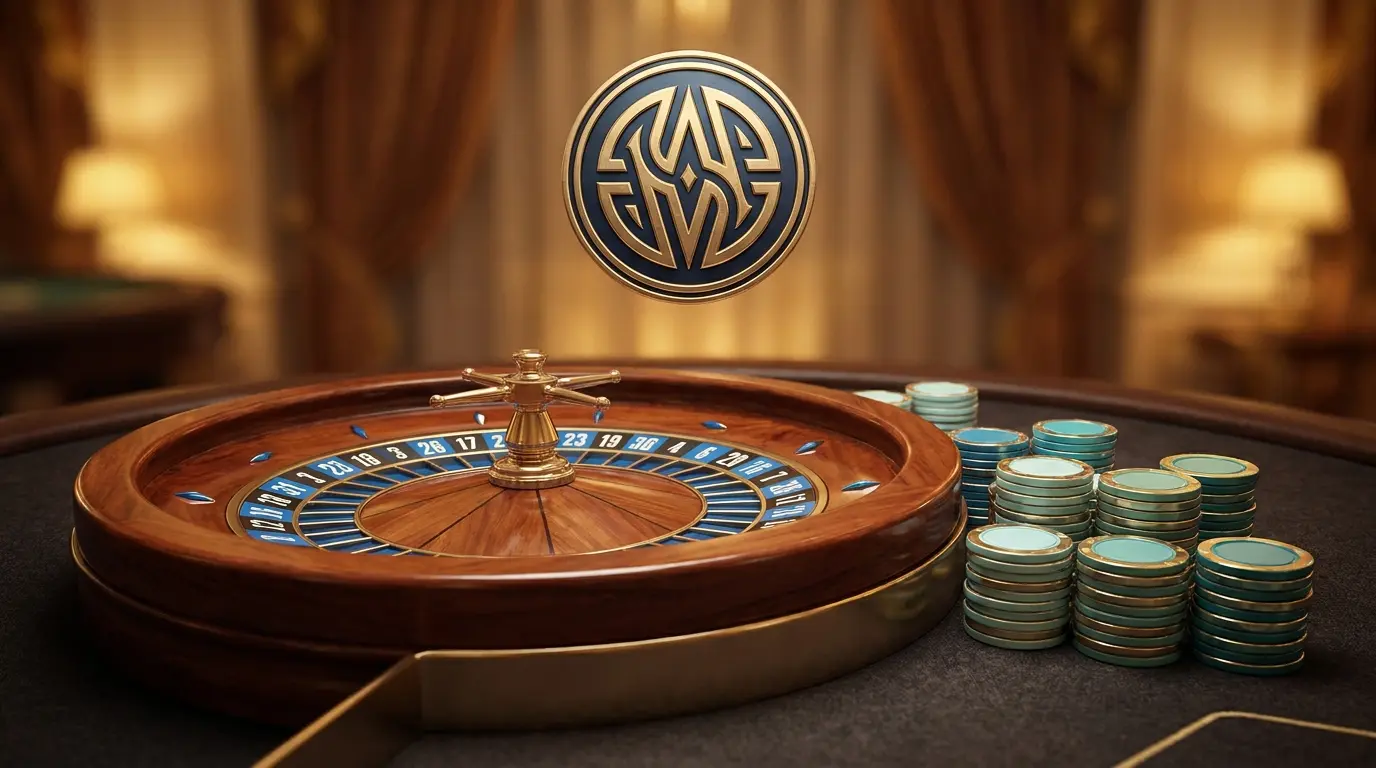 Roulette de casino avec couleurs françaises et sceau qualité