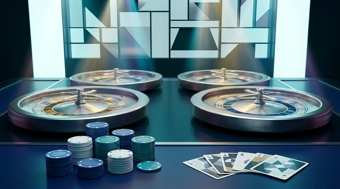 Jeux de casino immersifs avec roulettes et cartes