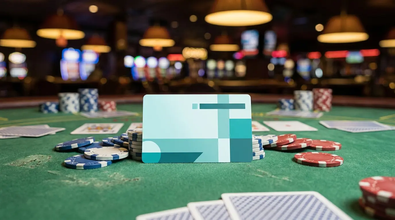 Carte Neosurf avec jetons de casino et drapeau français
