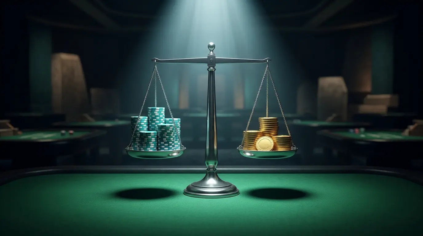 Balance comparant fréquence et taille des gains