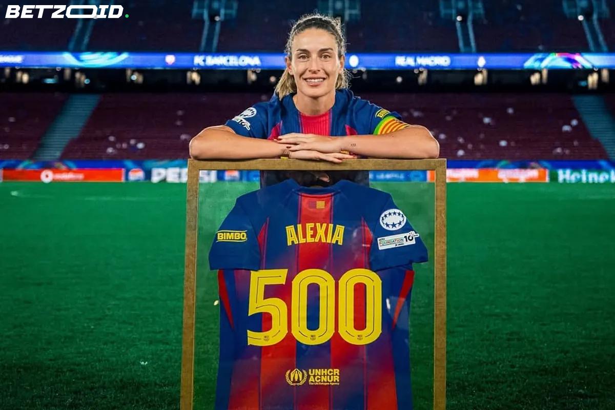 Alexia Putellas atteint 500 matchs avec Barcelone au Camp Nou
