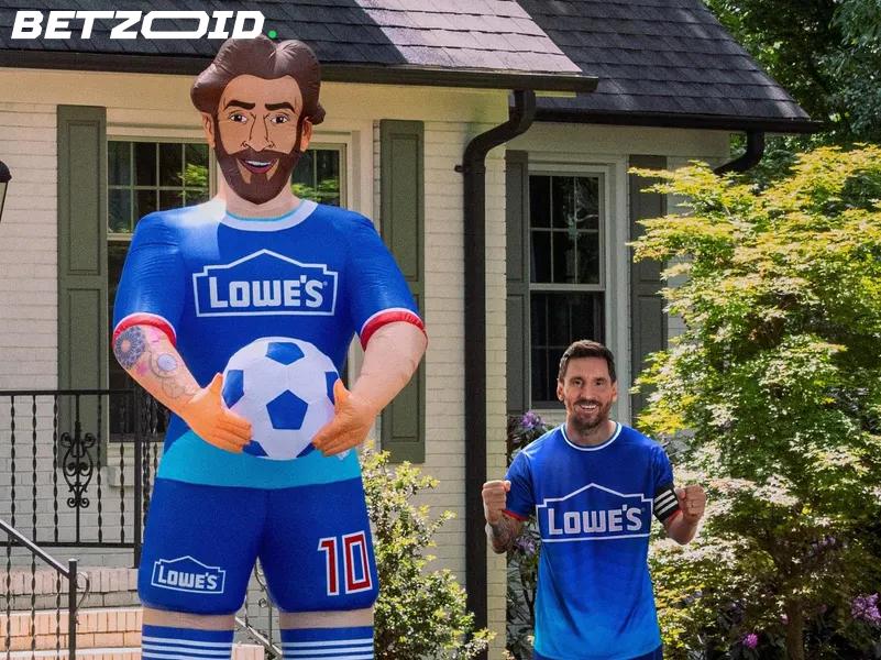Lowe's lance une statue géante de Messi de 3 mètres pour la Coupe du Monde 2026