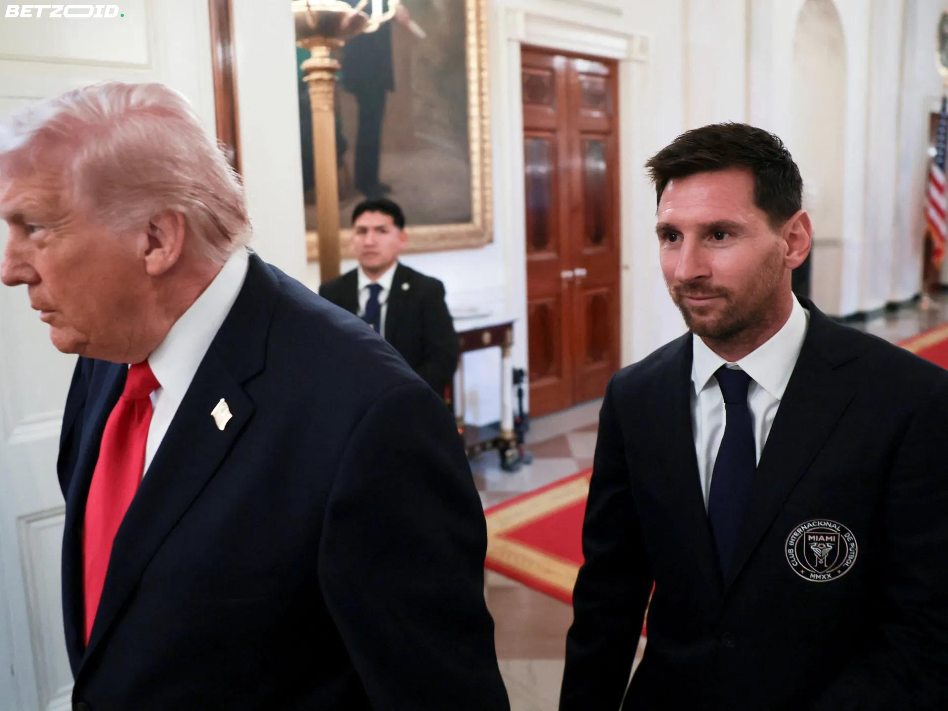 Messi fait face à une vague de critiques après sa visite à la Maison Blanche avec Trump